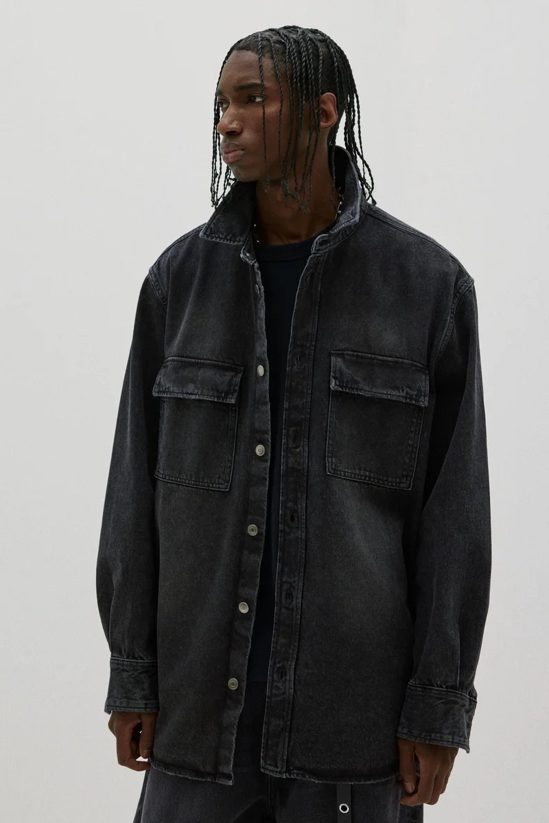 H&M Oversized Fit Denim shirt