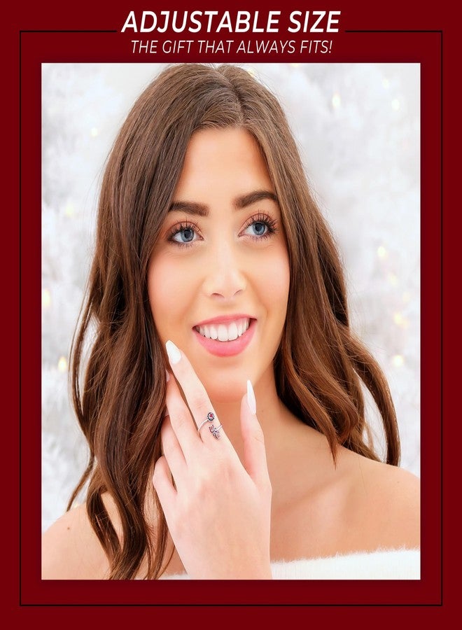Stone Armory University of South Carolina Gamecocks Jewelry - USC Gamecock Ring with Crystals - Hypoallergenic and Adjustable Sizes 5-12 - USC Gamecocks Gifts for Women - Image 5