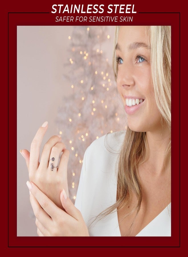 Stone Armory University of South Carolina Gamecocks Jewelry - USC Gamecock Ring with Crystals - Hypoallergenic and Adjustable Sizes 5-12 - USC Gamecocks Gifts for Women - Image 4
