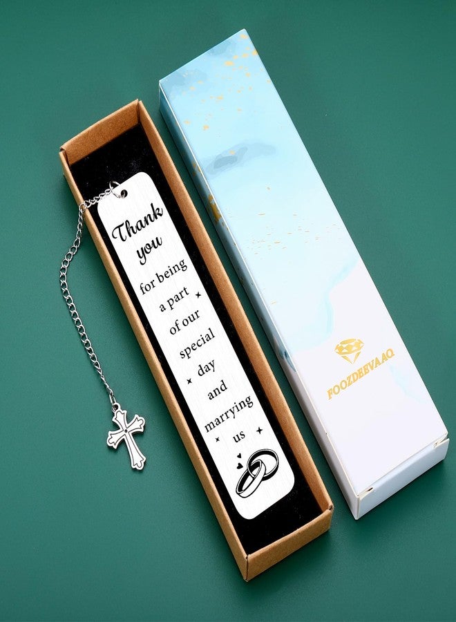 FOOZDEEVAAQ Officiant Gifts for Wedding Day Thank You Gifts for Wedding Officiant Proposal Gift for Men Women Master of Ceremonies Bridal Shower Wed Planner Guest Preacher Pastor Minister Appreciation Anniversary - Image 4