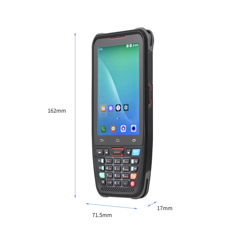 Handheld Android PDA 4.0Inch TN Display 3GB+32GB Memory - 1D/2D Barcode Scanner With Fill Light IP66 Waterproof 4500mAh Battery for Inventory Management Data Collection - Image 2