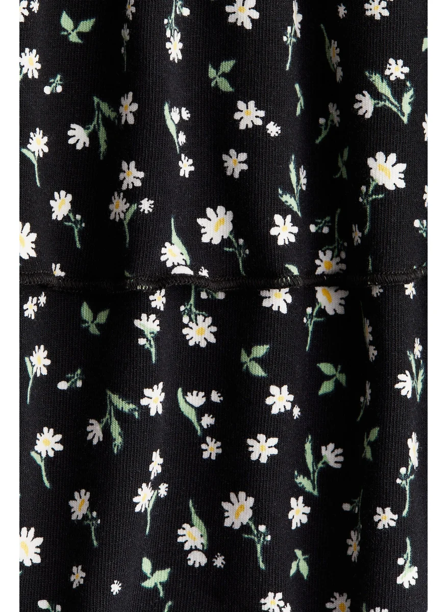 H&M Tiered Foldover-Waist Skirt