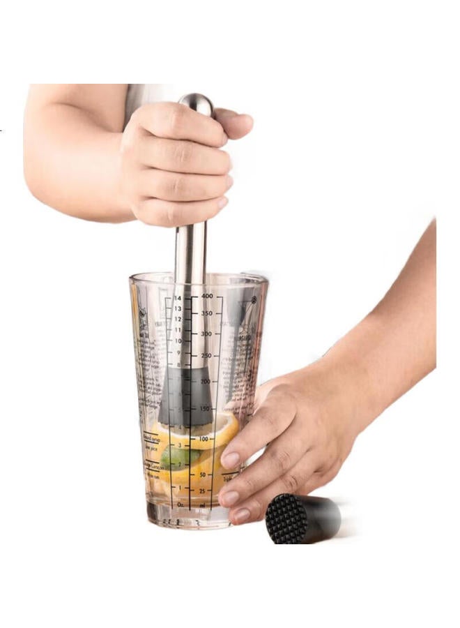 Jekero 304 Stainless Steel Muddler, Fruit Crushing Stick, Hand-Pressed Lemon Tea Tool, Cocktail Mixer - Image 3