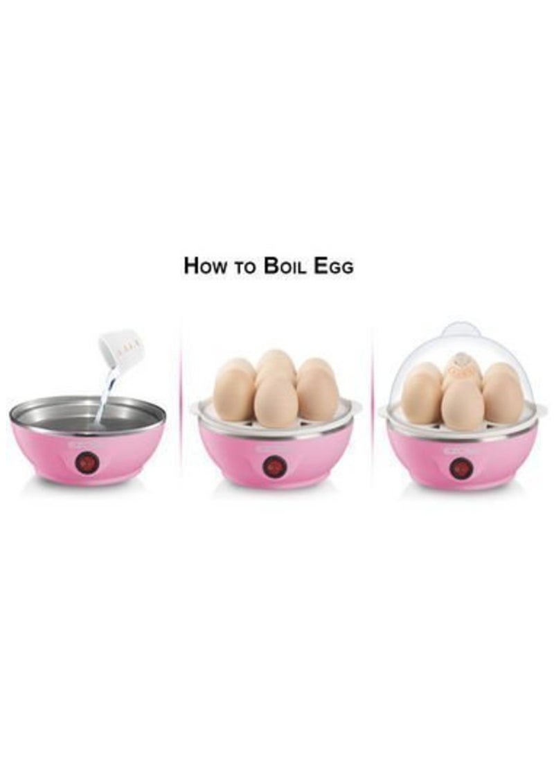 Raxoom - Egg Boiler Electric Automatic Off 7 Egg Poacher for Steaming, Cooking Also Boiling and Frying, Multi Colour - Image 1