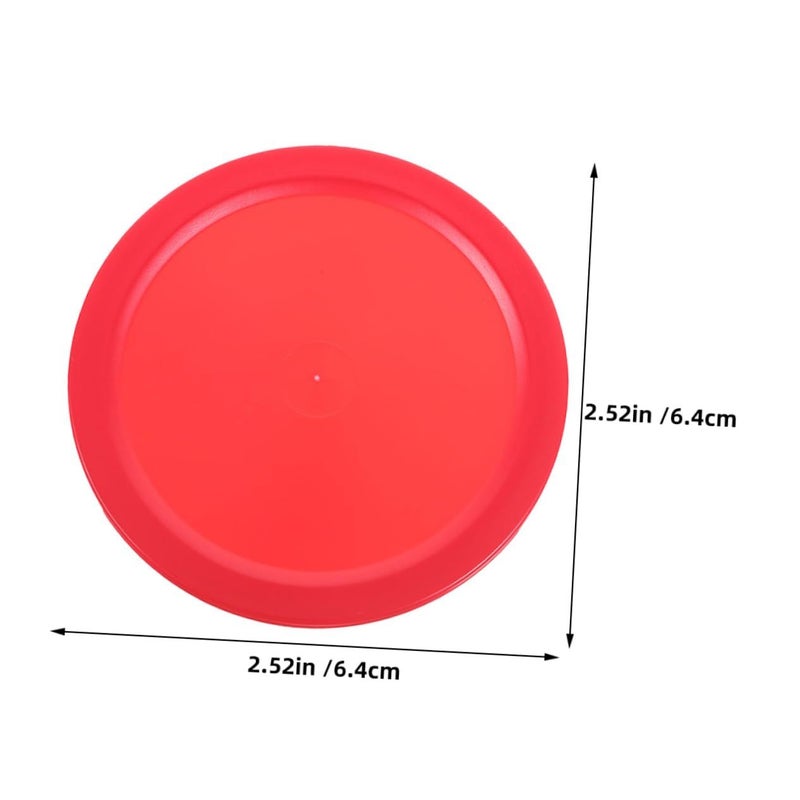 5 Pack 64mm Air Hockey Pucks Red Replacement for Game Tables - Image 3