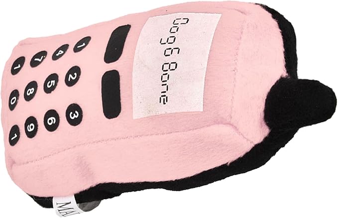 Interactive Plush Dog Chew Toy with Sound Cleaning Teeth Fun in Roseate Color - Image 1