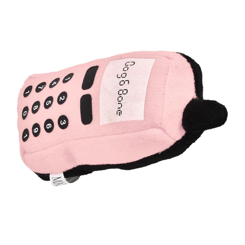 Interactive Plush Dog Chew Toy with Sound Cleaning Teeth Fun in Roseate Color - Image 2