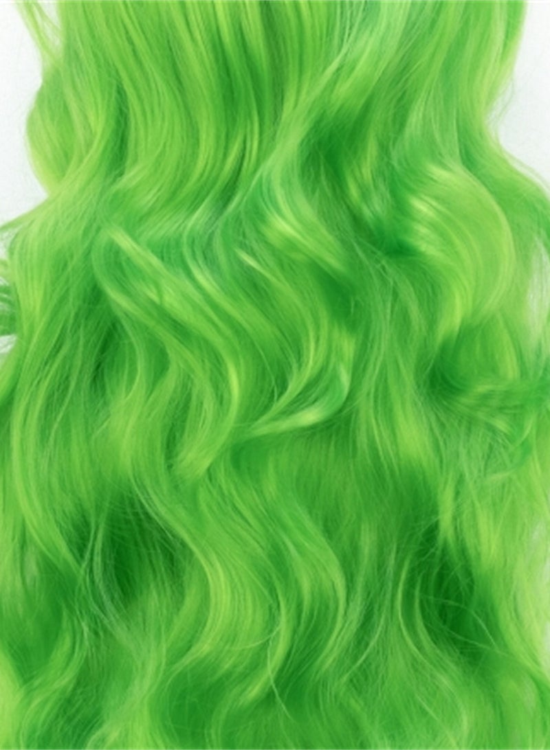 80cm anime long curly hair high temperature silk curly hair cosplay wig costumes dress up wig - Image 3