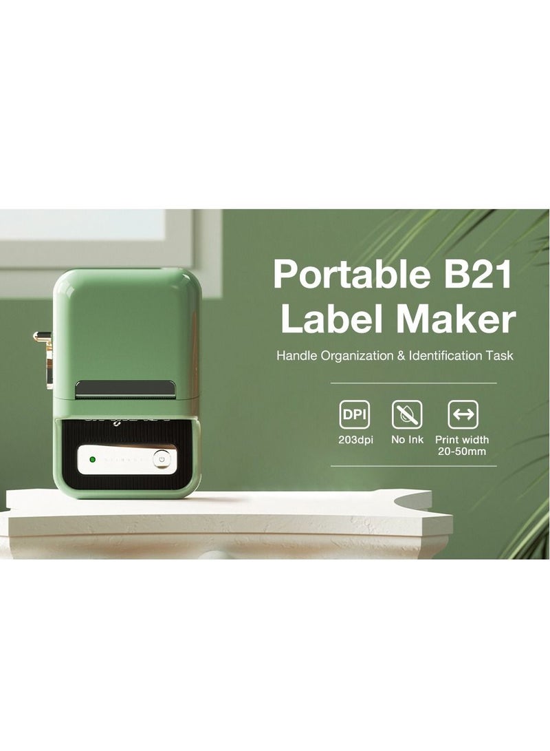 NIIMBOT Niimbot B21 Portable Wireless BT Thermal Label Maker Sticker Printer with Rfid Recognition Great for Supermarket Clothing Jewelry Retail  - Image 3