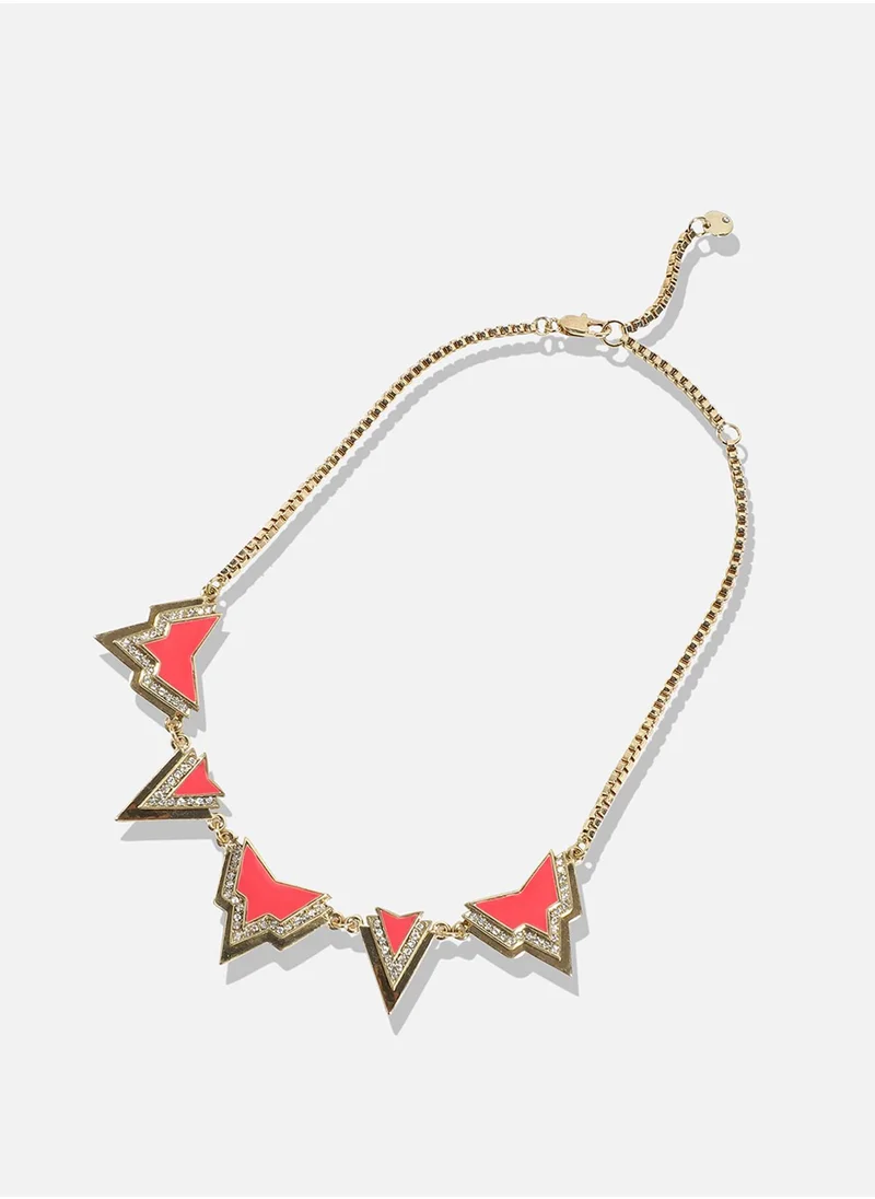 SOHI Designer Statement Stone Necklace