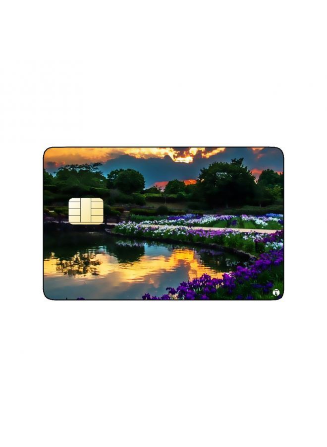 RKN PRINTED BANK CARD STICKER Aesthetic Nature View Picture - Image 1
