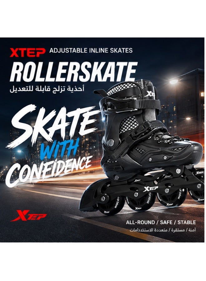 XTEP Roller Skates, Adult Skates, University Club, Boys and Girls, Adult Beginner Amateur, Roller Skating, Inline Skates, Ice Skating - Image 2