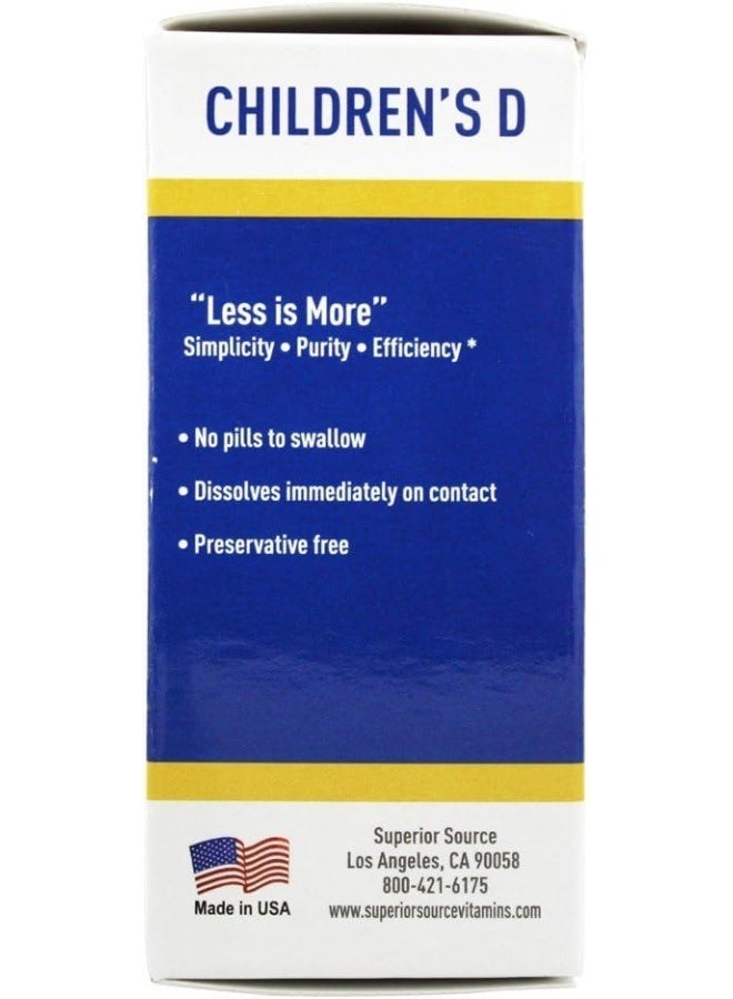 Superior Source Children's Vitamin D3 400 IU Tablets for Kids - Image 5