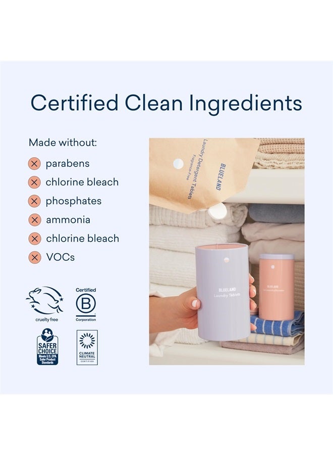 Blueland Laundry Detergent Tablets 36 Count, Plastic-Free Alternative to Pods, Sheets, or Liquid - Natural, Sustainable, Eco-Friendly Laundry Detergent in Compostable Pouch  - Image 4