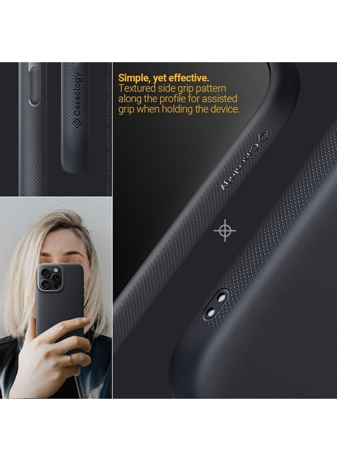 Caseology - CASEOLOGY by Spigen Nano Pop Mag Back Cover Case Compatible with iPhone 15 Pro Case (TPU and Polycarbonate | Black Sesame) - Image 1