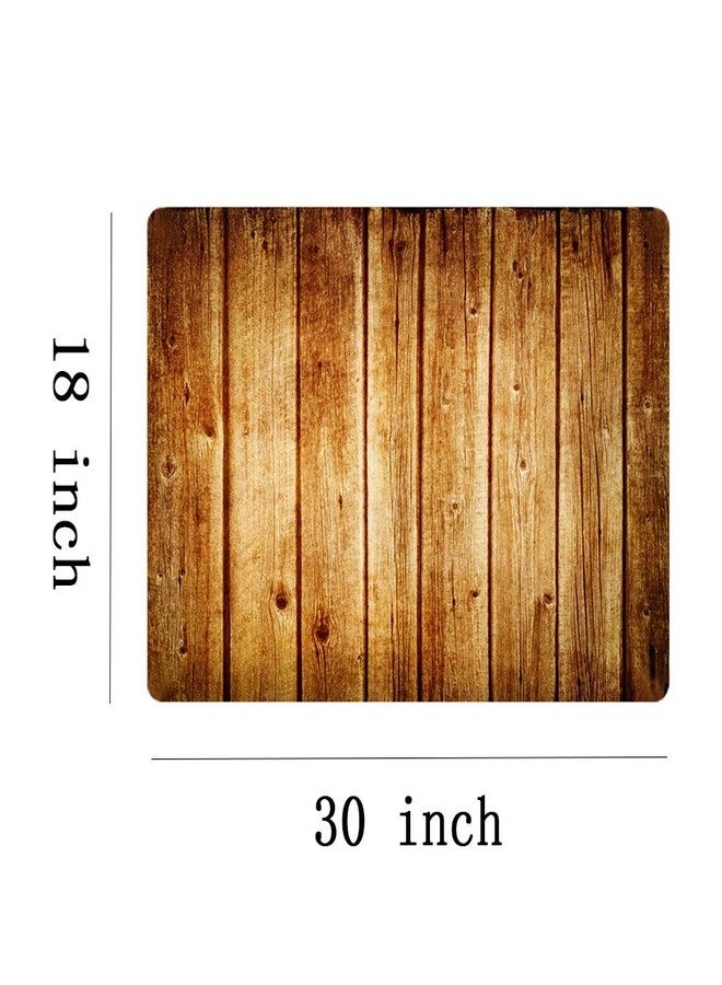 NYDECOR Front Door Mat Indoor Welcome Rustic Old Barn Wood Doormat Non Slip Carpet Flannel Rug for Bathroom Kitchen Bedroom Floor,18"x30"(Wood Board) - Image 5