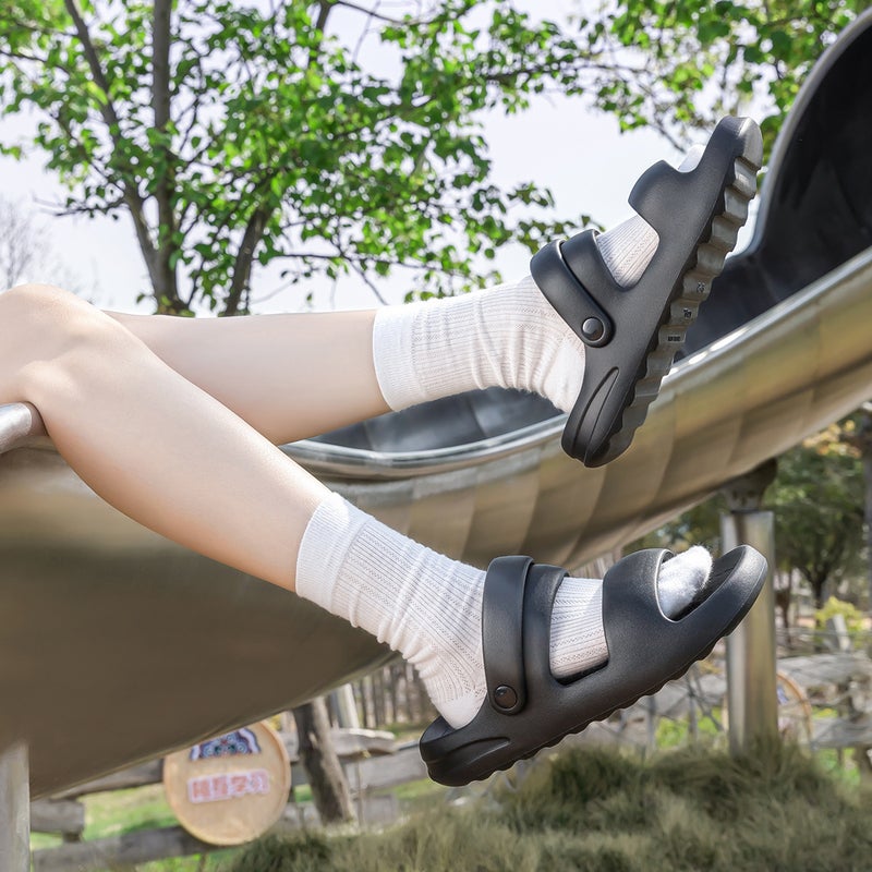 Lidani Driving Slippers for Men, Summer Outdoor EVA Sandals with Non-Slip Sole and Height-Increasing Design - Image 2