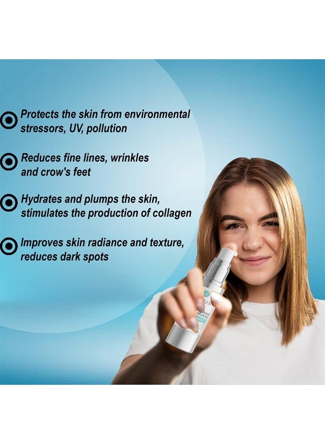 TRUESSE Deep Wrinkle Serum - Wrinkle Cream for Face - Anti Wrinkle Serum - Face Serum for Women - Ayurveda for Wrinkles, 1 fl oz… - Image 1