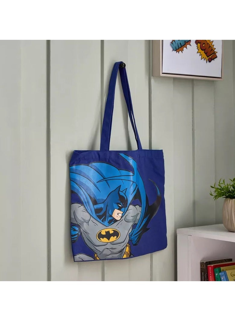Home Box Batman Cotton Canvas Shopping Bag - 34x39 cm - Image 1
