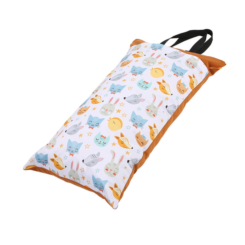 Large Hanging Wet/Dry Cloth Diaper Bag Waterproof Baby Inserts Nappy Laundry Storage Bag EF160 - Image 5