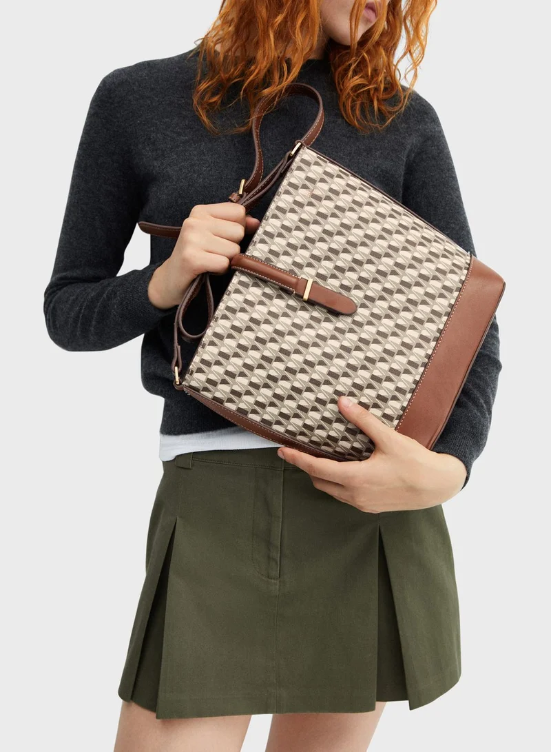 MANGO Ivan Tote