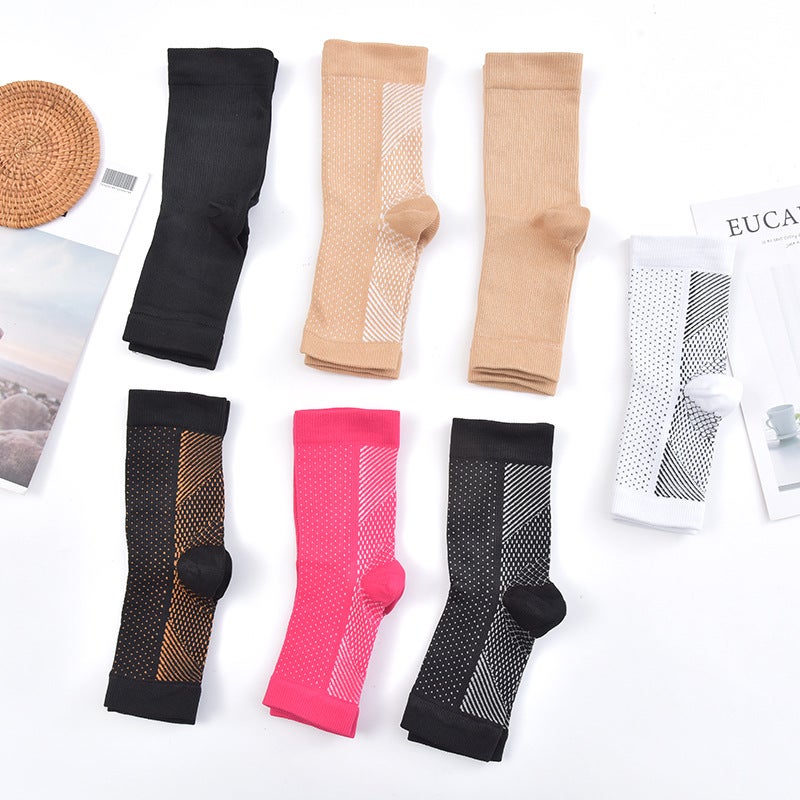 Ready Supply Of Open-Toe Socks For Sports And Running Pressure Sweat-Absorbent Socks With Breathable Elastic Heels - Image 4