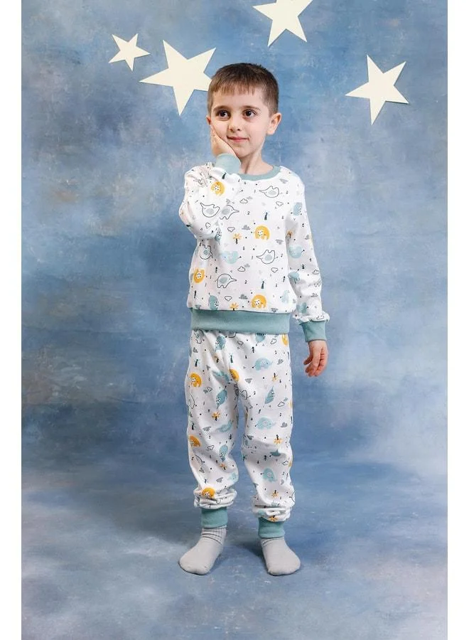 Perendi Boy 100% Cotton Pajama Set.