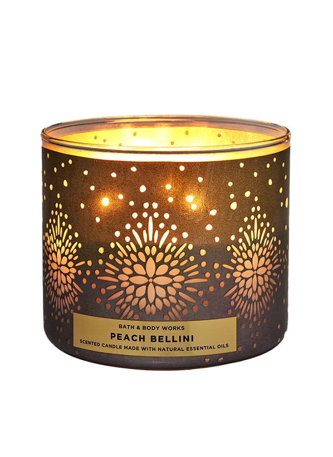 Bath & Body Works - Peach Bellini 3-Wick Candle - Image 1