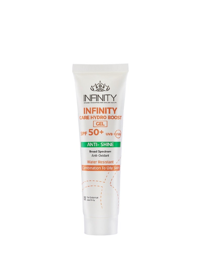 Infinity Care Invisible Velvet Touch SPF 50+ 60GM + Infinity Care Hydro Boost gel SPF 50+ Promopack - Image 3