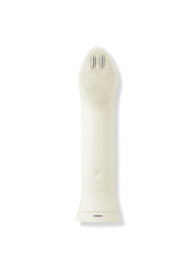 Medicube Cleanser Head Attachment for Booster Pro Mini Plus | Vibration powered | Deep Cleansing & Skin Definition | Pore Sebum Care, Exfoliation, Blackhead Care | Beige - Image 1