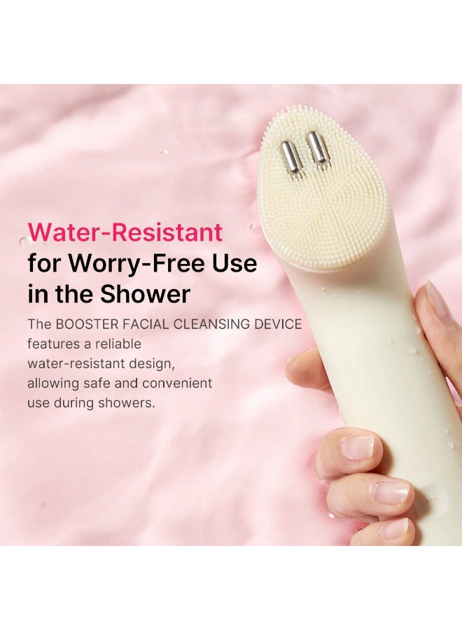 Medicube Cleanser Head Attachment for Booster Pro Mini Plus | Vibration powered | Deep Cleansing & Skin Definition | Pore Sebum Care, Exfoliation, Blackhead Care | Beige - Image 2