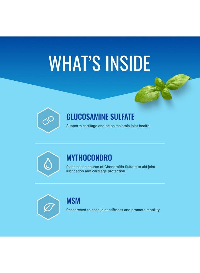Approved Science مكمل دعم المفاصل من أبروويد ساينس - جلucosamine، MSM، كوندرويتين، كركم، بوسويليا، بايوبرين - إمداد لمدة 1 شهر - Image 2