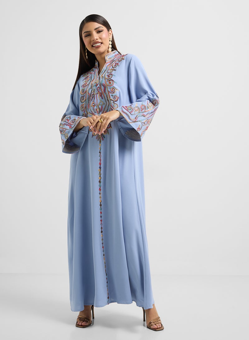 Khizana Embroidered Jalabiya  - Image 1
