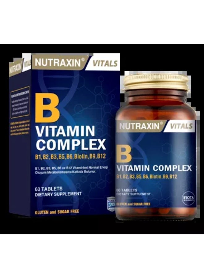 NUTRAXIN Vitamin B Complex 60 Tablets