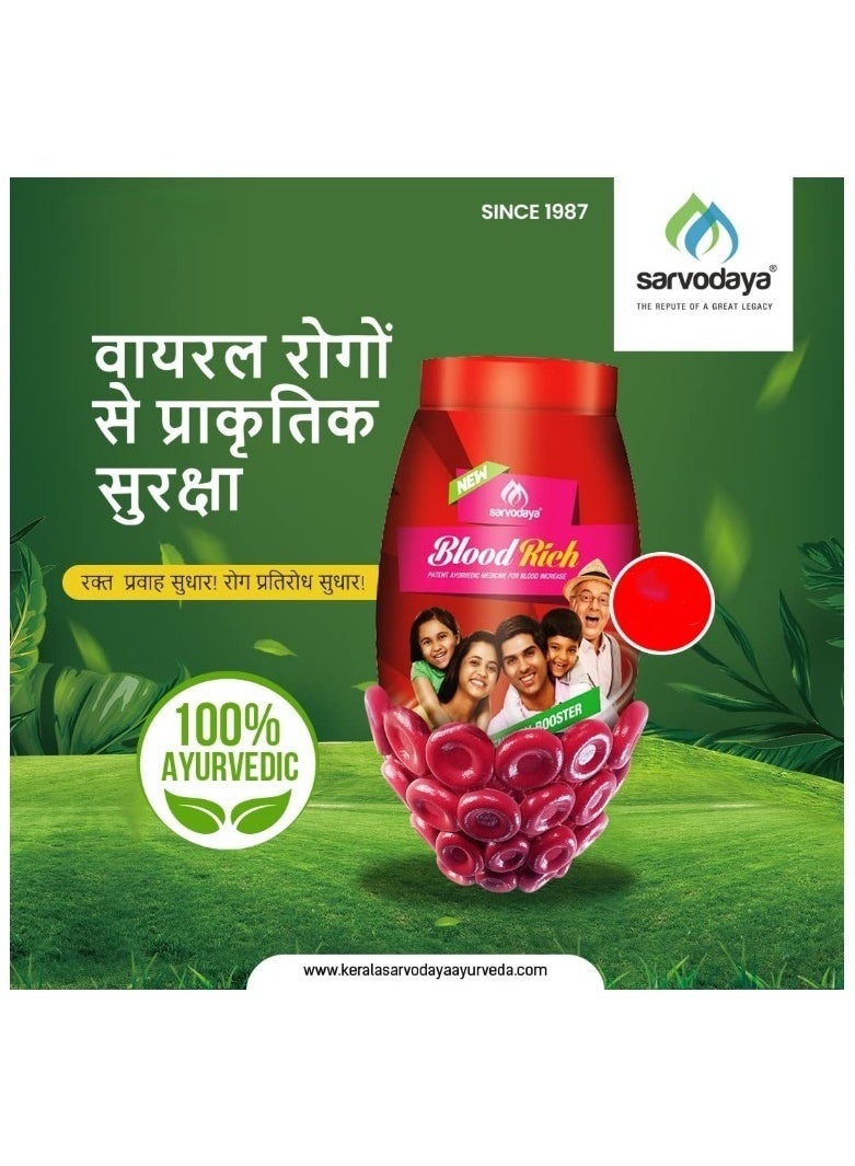 ayurvedic Sarvodaya Blood Rich 450g | Ayurvedic Herbal Powder for Blood Health, Energy & Overall Wellness - Image 3