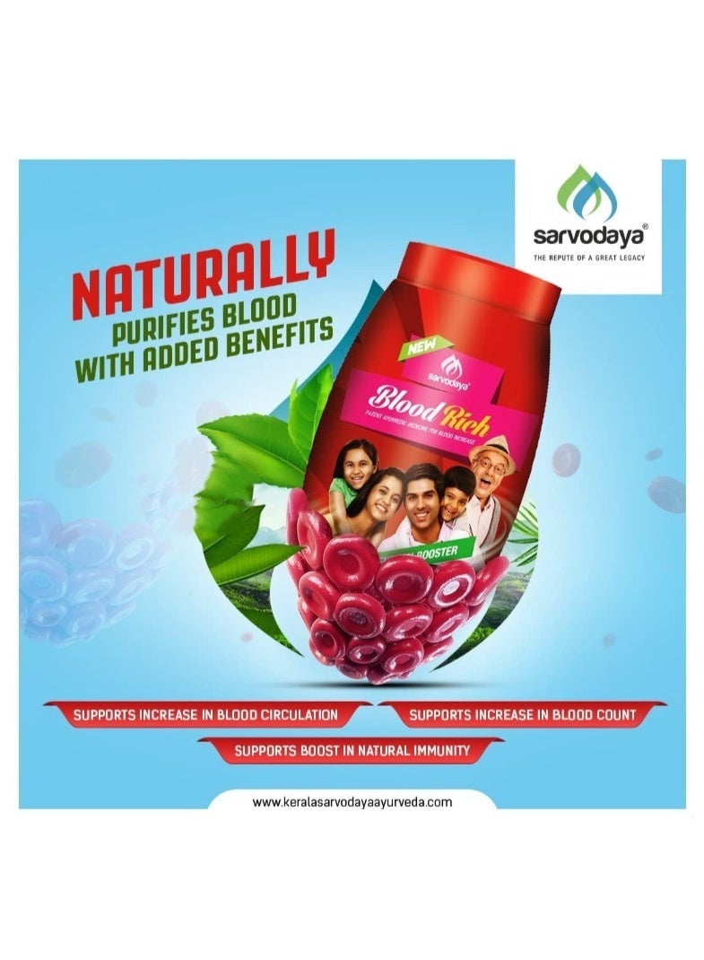 ayurvedic Sarvodaya Blood Rich 450g | Ayurvedic Herbal Powder for Blood Health, Energy & Overall Wellness - Image 2