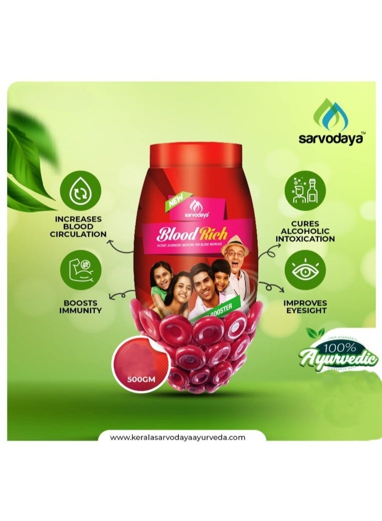 ayurvedic Sarvodaya Blood Rich 450g | Ayurvedic Herbal Powder for Blood Health, Energy & Overall Wellness - Image 5