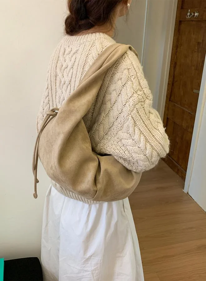 Take Two solid zip closure shoulder bag