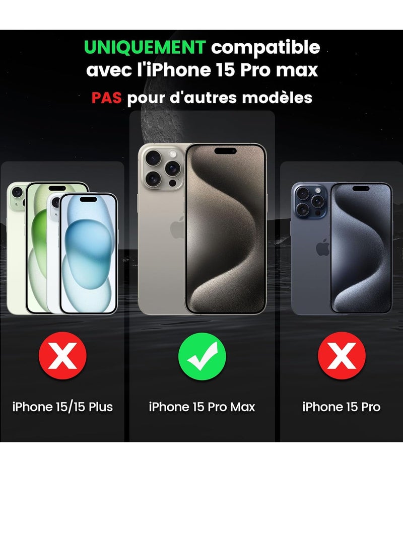 إلترازون Camshield Pro Case for iPhone 15 Pro Max 6.7" (2023) – Enhanced Protection with Built-in Camera Shield - Image 2