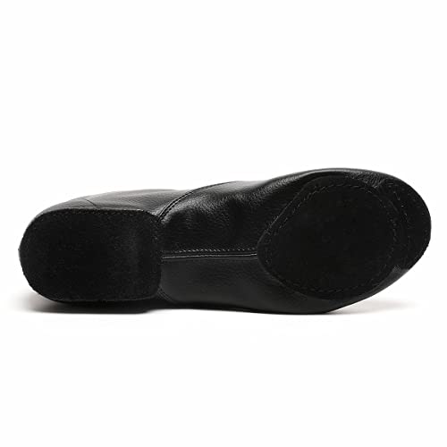 Bokimd Lace Up Black Tap Shoes Oxford Dance for Women Girls Adult (10.5 / Black) - Image 4