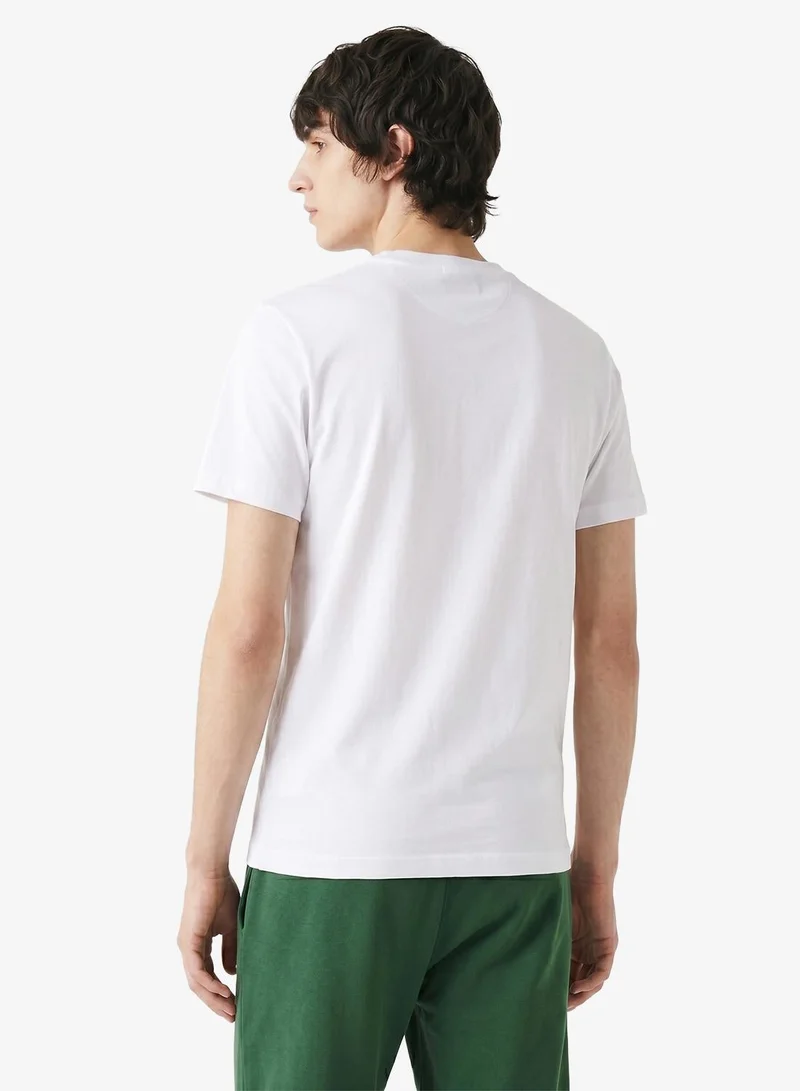 LACOSTE 3-Pack Cotton Crew Neck T-Shirts