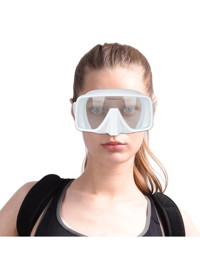 Portable Soft Goggles Diving Accessory Good Sealing for Snorkeling Swimming White