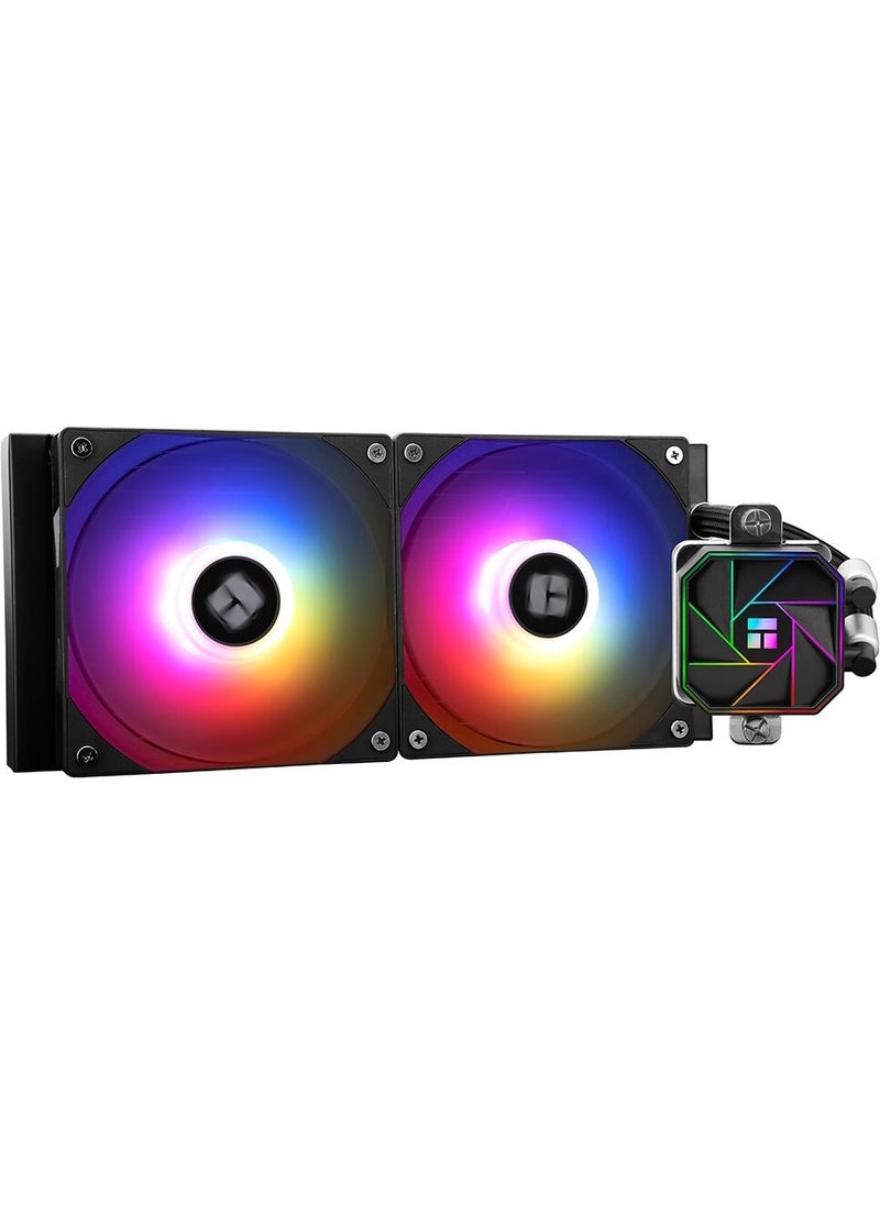 Thermalright - Aqua Elite 240 Argb V3 240MM Intel-Amd Compatible Black Processor Liquid Cooler (TF7 Thermal Paste Included) - Image 1