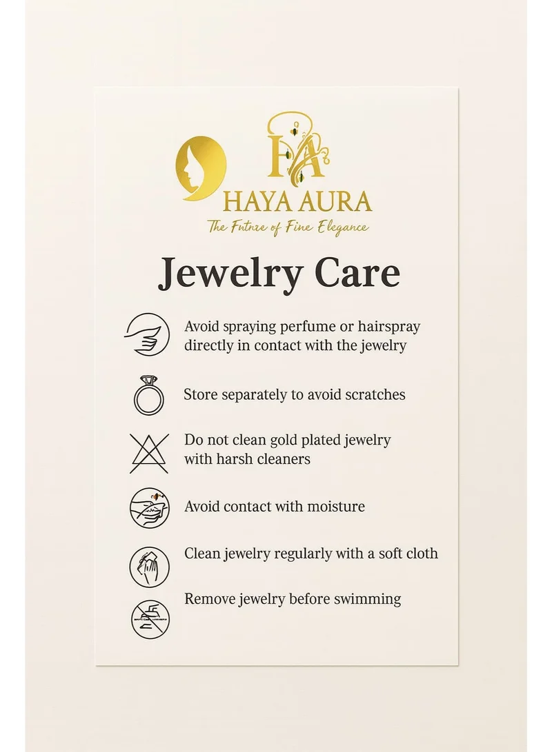 نيفيا Haya Aura Valentine Gift SetHair Accessories Fashion Jewellery Combo Set for Girls and Women