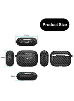 TWEGGON Airpod Pro 2 Carbon Fiber Case, Protective Carbon Fiber Case Cover for Apple Airpod Pro 2nd Generation  - Image 5