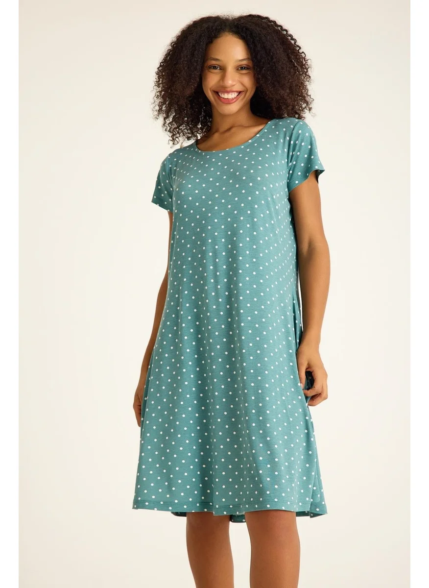 كوتن كونسيبت 2 Pieces Loose Comfortable Casual Combed Fabric Dress