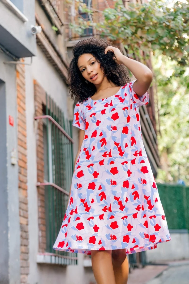 Cotenconcept Printed Knit Dress