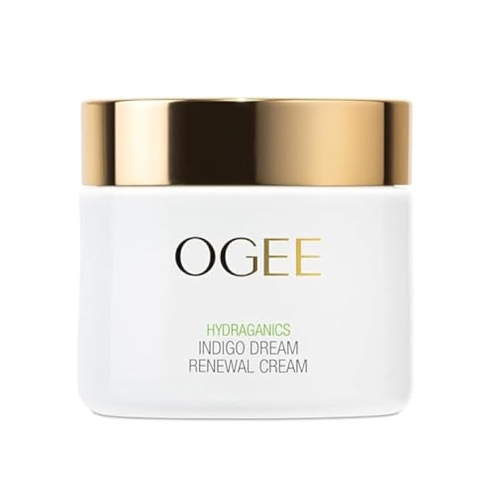 OGEE Indigo Dream Renewal Cream Face Moisturizer - Hydrating Face Cream with Hyaluronic Acid & Ceramides - Organic Ingredients, Cruelty-Free & Made in USA - Image 1