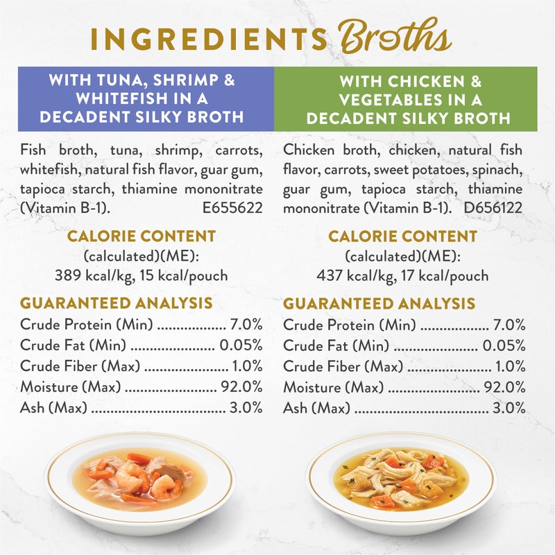 Fancy Feast Purina Fancy Feast Lickable Appetizers and Broths Collection Grain Free Wet Cat Food Topper Variety Pack - 12 ct. Box (Pack of 2 Pack) - Image 5