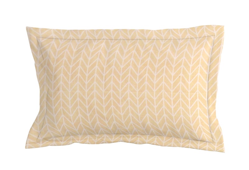 RD TREND Presents Luxurious Glace Cotton Super Soft 210 TC 360° Elastic Fitted Bedsheets Single Bed Size (72 x 48 x 8 Inch) with 1 Pillow Cover Size (28 x18), Color- Beige, Solid - Image 4